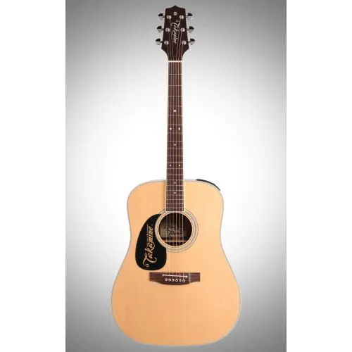 Takamine EF360GF Glenn Frey Signature Left-Handed Acoustic Guitar in Natural, TAKEF360GFLH
