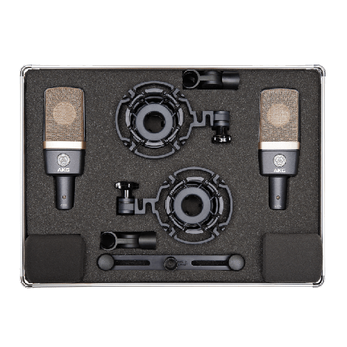 AKG C314 Matched Pair Stereo Microphone Set, 3386Z00111