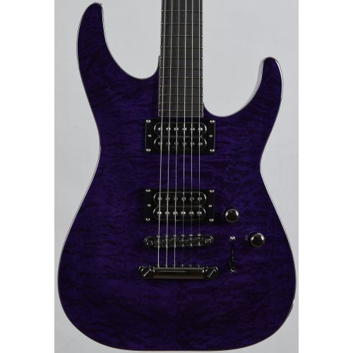ESP LTD Rob Caggiano RC-600QM Signature Electric Guitar See Thru Purple