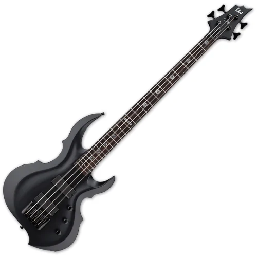 ESP LTD Tom Araya TA-604 FRX Signature Electric Bass Black Satin, LTA604FRXBLKS