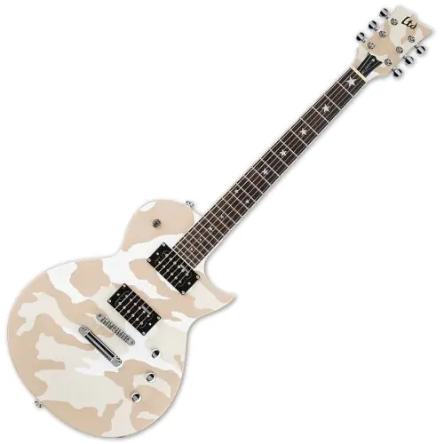 ESP LTD WA-200 White Camo Will Adler Signature Electric Guitar B-Stock, LWA200WC