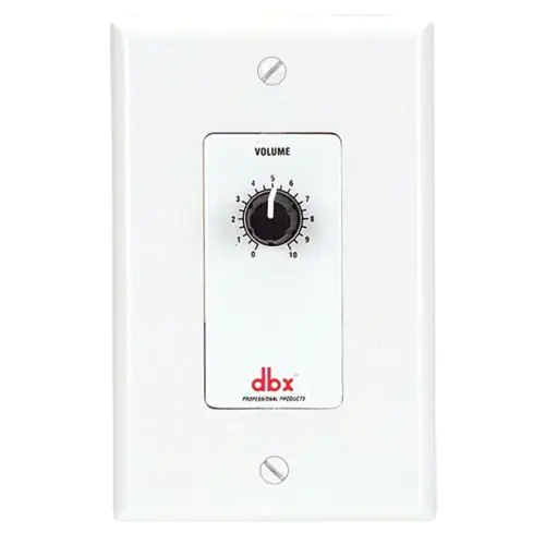 dbx ZC1 Wall-Mounted Zone Controller, DBXZC1V