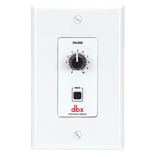 dbx ZC2 Wall-Mounted Zone Controller, DBXZC2V