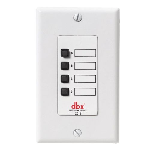 dbx ZC7 Wall Mounted Zone Controller