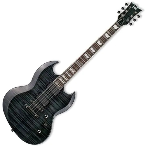 ESP LTD VIPER-300FM Guitar in See-Through Black, VIPER-300FM STBLK