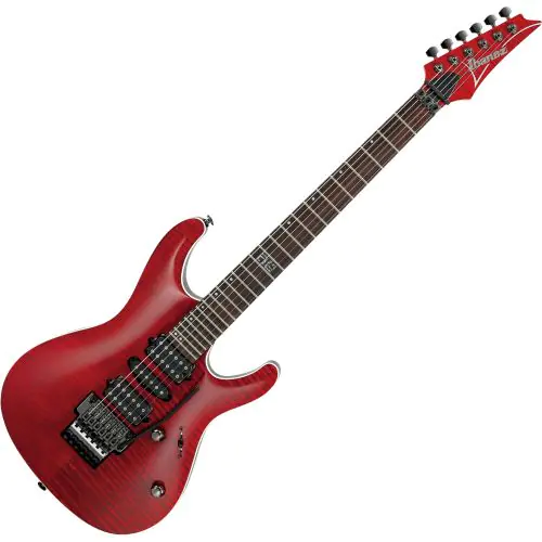 Ibanez Kiko Loureiro Signature KIKO100 Electric Guitar Transparent Ruby Red, KIKO100TRR