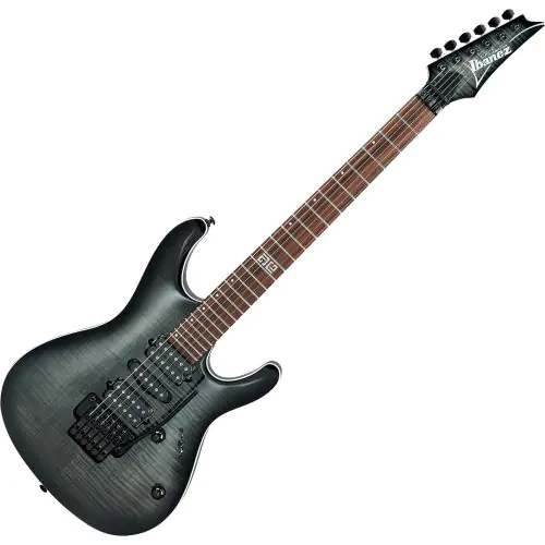 Ibanez Kiko Loureiro Signature KIKO10BP Electric Guitar Transparent Gray Burst, KIKO10BPTGB