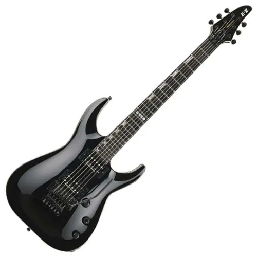 ESP E-II Horizon FR Floyd Rose Black Electric Guitar, EIIHORFRBLK
