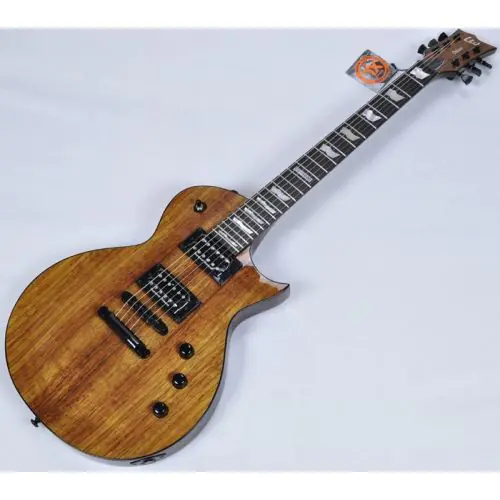 ESP LTD Deluxe EC-1000 KOA Top Guitar in Natural, EC-1000 KOA