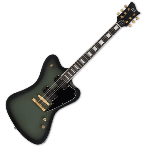 ESP LTD Bill Kelliher Sparrowhawk Signature Electric Guitar Military Green Sunburst Satin B-Stock, LSPARROWHAWKMGSBS