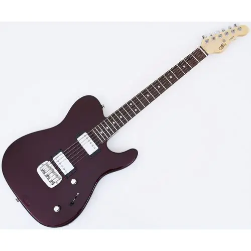 G&L USA ASAT HH RMC Custom Guitar in Ruby Red Metallic. New!, USA AST-HHRMC-RRM-RW 9052