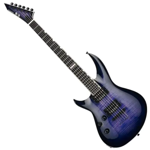 ESP E-II Horizon-III FM RDB LH Reindeer Blue Left Handed Electric, EIIHOR3FMRDBLH