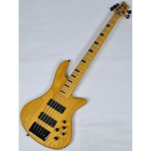 Schecter Stiletto-5 Session Electric Bass in Aged Natural Satin Finish, 2851