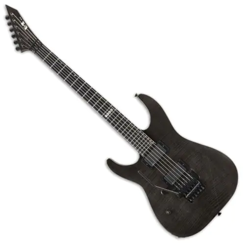 ESP E-II M-II FM STBLK LH Flamed Maple See-Thru Black Left Handed B-Stock, EIIM2FMSTBLKLH.B