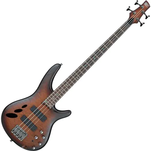 Ibanez SR Standard SR30TH4 Semi-Hollow Electric Bass Natural Browned Burst Flat, SR30TH4NNF