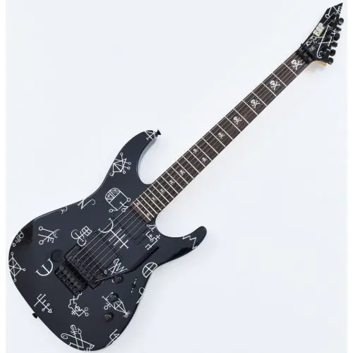 ESP KH-DEMONOLOGY Kirk Hammett Japan Signature Guitar With Tombstone Case, ESP KH-DEMONOLOGY