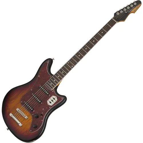 Schecter Hellcat-VI Electric Guitar 3-Tone Sunburst Pearl, SCHECTER293