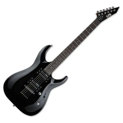 ESP LTD MH-10 Electric Guitar Black With Gig Bag, LMH10KITBLK