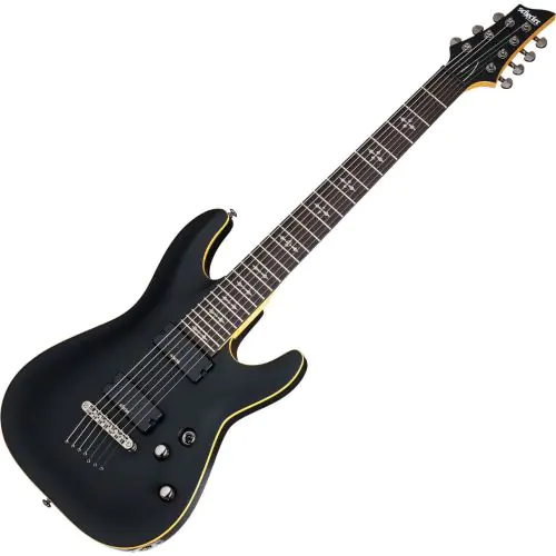 Schecter Demon-7 Electric Guitar Aged Black Satin, SCHECTER3662