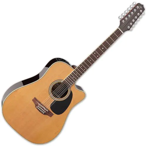 Takamine EF400SC TT Dreadnought Acoustic Guitar Natural Gloss, TAKEF400SCTT