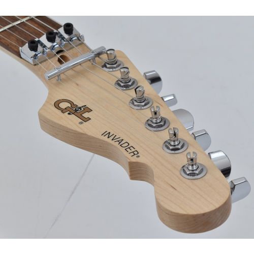 G&L USA Invader Spalted Alder Top Electric Guitar in Clear