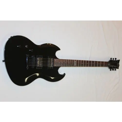 ESP LTD Viper-50 Black Left Handed Sample/Prototype Electric Guitar, LVIPER50BLKLH