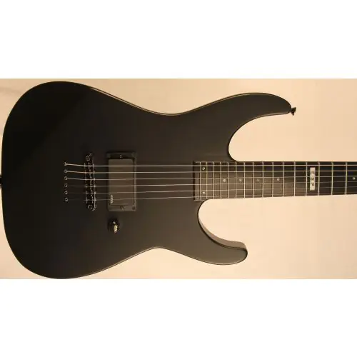 ESP M-I Neck-Thru-Body Black Satin NTB B-Stock Electric Guitar, EMISTDNTBBLKS