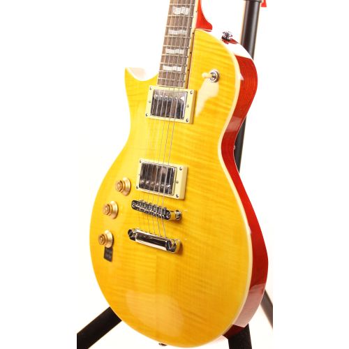 ESP LTD EC-256FM Lemon Drop Left Handed Electric Guitar