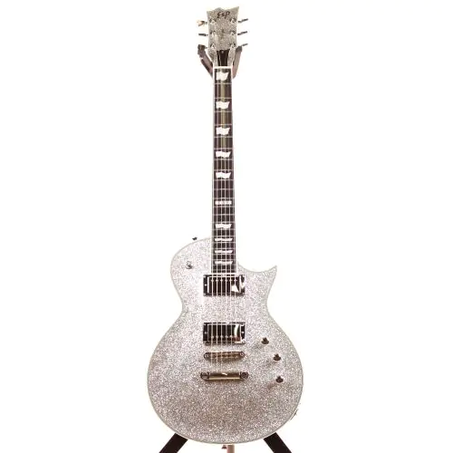 ESP Eclipse-II Silver Sparkle w/ Duncans and case Electric Guitar, EECLSTDSSP