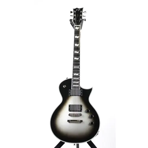 ESP Eclipse-II w/ Case Silver Sunburst Electric Guitar, EECLSTDSSB