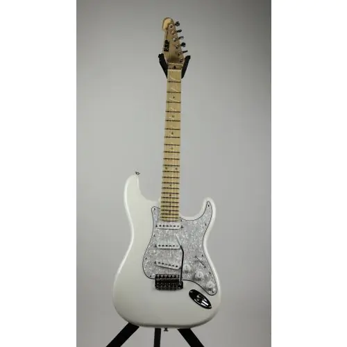 ESP Vintage Plus SC Pearl White Yngwie Malmsteen YJM Electric Guitar Scalloped, EVINTAGEPLUSSCPW