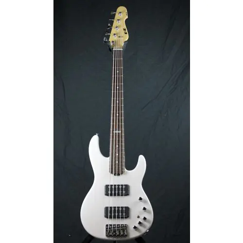 ESP E-II AP-5 STW See Thru White Bass Guitar, EIIAP5STW