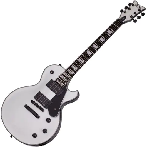 Schecter Solo-II Platinum Electric Guitar Silver Satin, 814