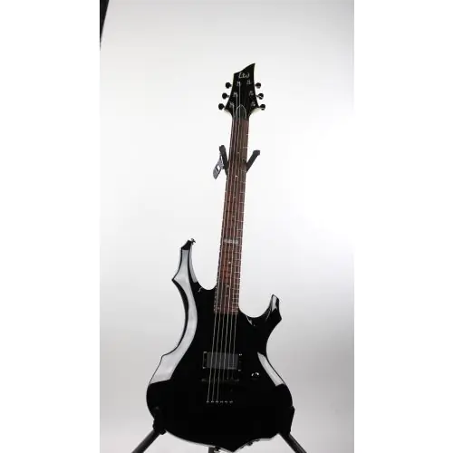 ESP LTD F-50 Black Electric Guitar Sample/Prototype Rare Bridge PU Only Electric Guitar, LF50BLK