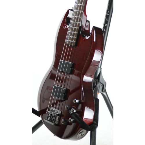 ESP LTD Viper-154DX See Thru Black Cherry Sample/Prototype Bass Guitar