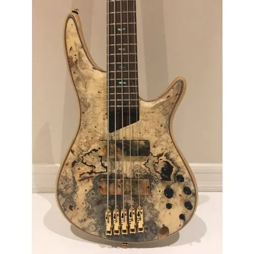 Ibanez SR5BBLTD Limited Premium Buckeye Burl Rare Bass Guitar, SR5BBLTD