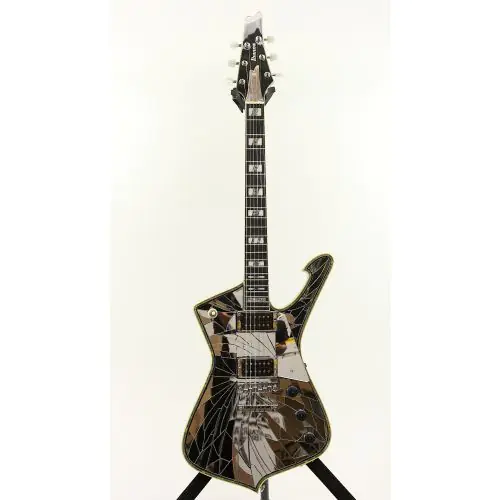 Ibanez PS1 CM Paul Stanley Cracked Mirror w/ Case 2015 Electric Guitar, PS1CM