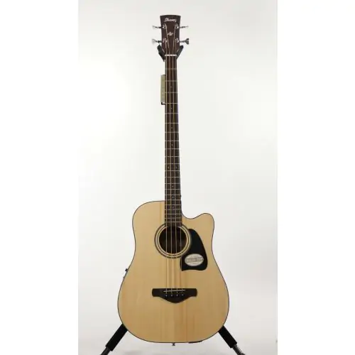 Ibanez AWB50CE Artwood Natural Low Gloss Acoustic Electric Guitar, AWB50CENT