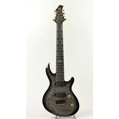 ESP LTD JR-608QM FBSB Javier Reyes Faded Blue Sunburst Electric Guitar, LJR608QMFBSB