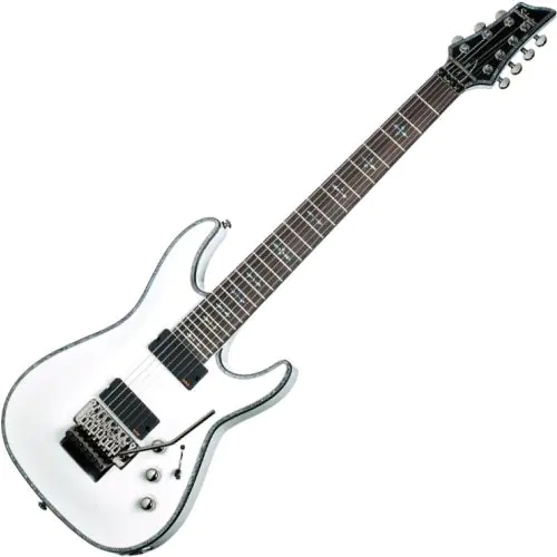 Schecter Hellraiser C-7 FR Electric Guitar Gloss White, 1811