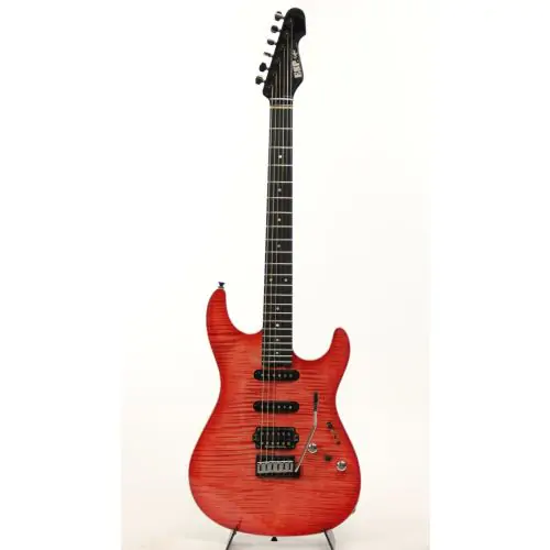 ESP GK-002 SNAPPER-CTM 40th Anniversary See Thru Red Electric Guitar, GK-002
