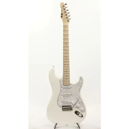 ESP E-II Vintage Plus SC White Joe Stump YJM Electric Guitar, EIIVINTPLUSPW