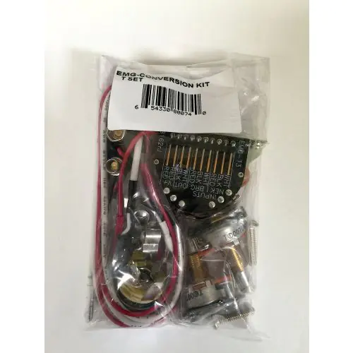 EMG T Pickup Conversion Wiring Kit Solderless for Tele Style Guitars, 3426.00