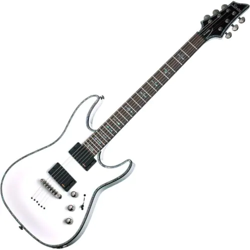 Schecter Hellraiser C-1 Electric Guitar Gloss White, 1808