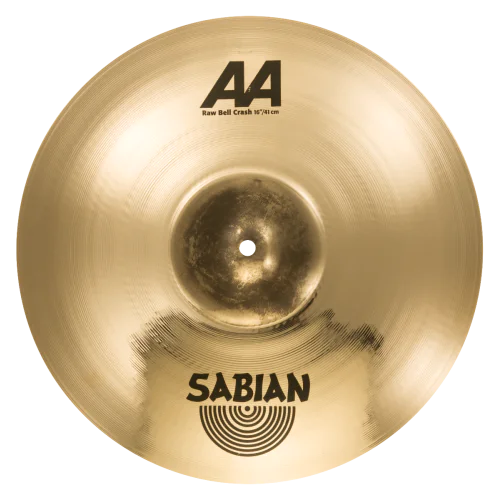 Sabian 16" AA Raw Bell Crash Brilliant Finish, 2160772B