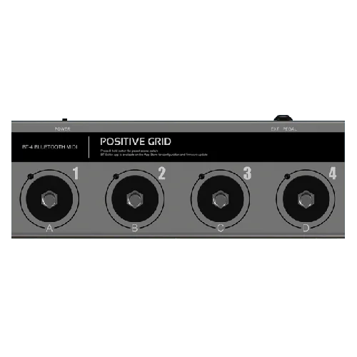 Positive Grid BT-4 Bluetooth MIDI Pedal, BT4