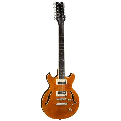 Dean Boca 12 String Trans Amber Electric Guitar BOCA12 TAM, BOCA12 TAM