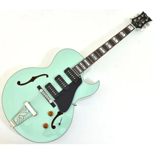 Dean Palomino Hollow Body Electric Guitar Sea Green, PALOMINO SG