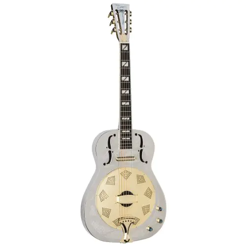 Dean Resonator Thin Body Electric Guitar Chrome/Gold RESCG, RESCG
