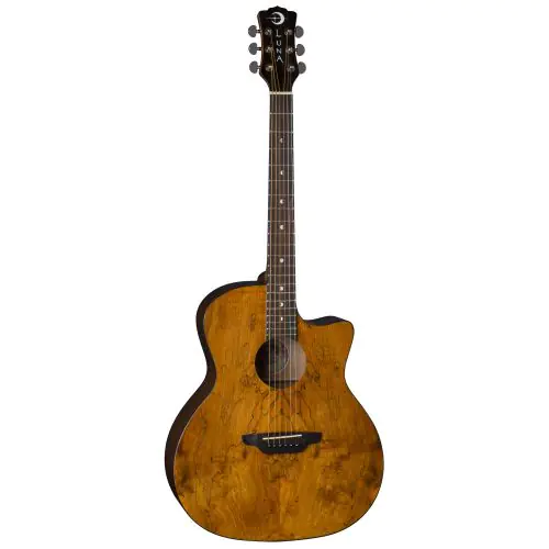 Luna Gypsy Exotic Spalt Acoustic Guitar GYP SPALT, GYP SPALT